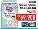 Promo Harga Merries Pants Skin Protection M30, S34, XL22, L26 22 pcs - Hypermart