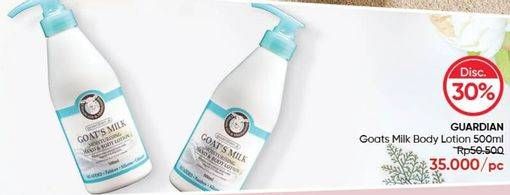 Promo Harga GUARDIAN Goats Milk Hand Body Lotion 500 ml - Guardian