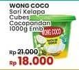 Promo Harga Wong Coco Nata De Coco Cocopandan 1000 gr - Indomaret