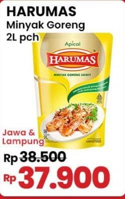 Promo Harga Harumas Minyak Goreng 2000 ml - Indomaret