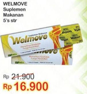 Promo Harga WELMOVE Vitamin Tulang Sendi 5 pcs - Indomaret