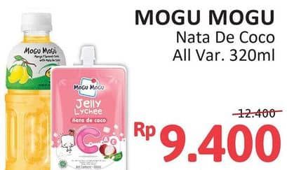 Promo Harga Mogu Mogu Minuman Nata De Coco All Variants 320 ml - Alfamidi