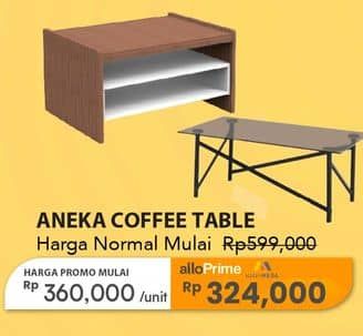 Promo Harga Trans Living Aneka Coffee Table   - Carrefour