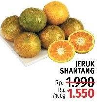 Promo Harga Jeruk Shantang per 100 gr - LotteMart