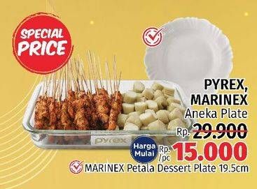 Promo Harga PYREX/MARINEX Aneka Plate  - LotteMart