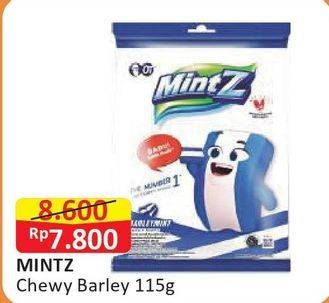 Promo Harga MINTZ Candy Chewy Mint Barelymint 115 gr - Alfamart