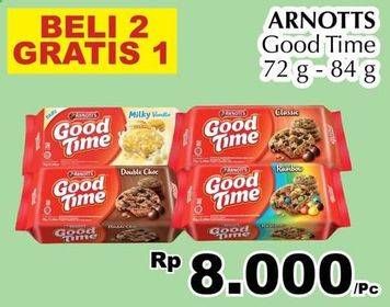 Promo Harga GOOD TIME Cookies Chocochips 72 gr - Giant