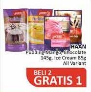 Promo Harga HAAN Pudding 145gr/Ice Cream Mix 85gr  - Alfamidi