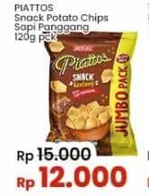 Promo Harga Piattos Snack Kentang Sapi Panggang 120 gr - Indomaret