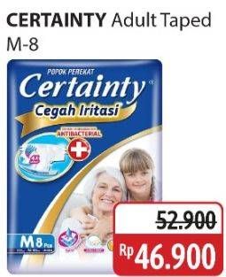 Promo Harga Certainty Adult Diapers M8 8 pcs - Alfamidi