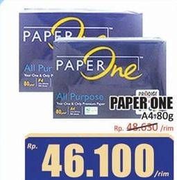 Promo Harga PAPERONE Kertas All Purpose A4 80 G 500 sheet - Hari Hari