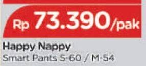 Promo Harga Happy Nappy Smart Pantz Diaper M54  - TIP TOP