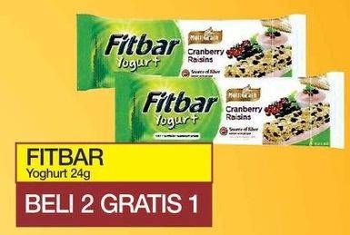 Promo Harga FITBAR Makanan Ringan Sehat Yogurt 24 gr - Yogya