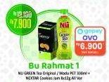 Promo Harga Bu Rahmat 1 (NU Green Tea + Nextar Cookies)  - Alfamart