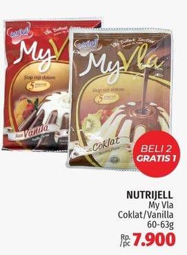 Promo Harga My Vla Vla Pudding Vanilla, Coklat 60 gr - LotteMart