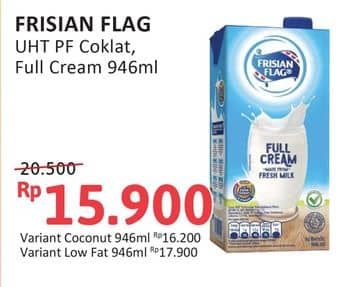 Promo Harga Frisian Flag Susu UHT Purefarm Swiss Chocolate, Full Cream 946 ml - Alfamidi