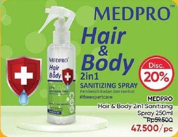 Promo Harga Medpro Hair & Body 250 ml - Guardian