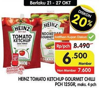 HEINZ Tomato Ketchup, Gourmet Chili 125 g