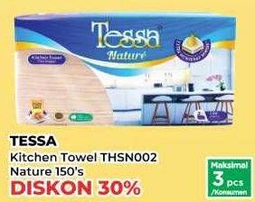 Promo Harga Tessa Nature Kitchen Towel Fold 150 sheet - Yogya