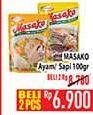 Promo Harga AJINOMOTO Penyedap Rasa Masako Ayam, Sapi 130 gr - Hypermart