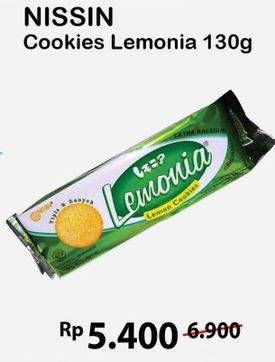 Promo Harga NISSIN Cookies Lemonia 130 gr - Alfamart