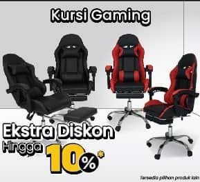 Epique Kursi Gaming  Ekstra Diskon Hingga 10%, Tersedia Pilihan Produk Lain