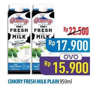 Promo Harga Cimory Fresh Milk Full Cream 950 ml - Hypermart