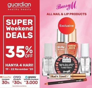 Promo Harga BARRY M Nail / Lip Product  - Guardian