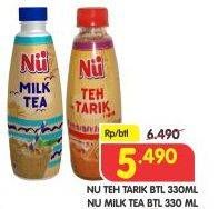 Promo Harga NU Milk Tea / Teh Tarik 330 ml - Superindo