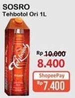 Promo Harga Sosro Teh Botol Original 1000 ml - Alfamart