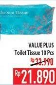 Promo Harga VALUE PLUS Toilet Tissue 10 pcs - Hypermart