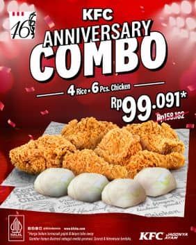 Promo Harga Anniversary Combo  - KFC