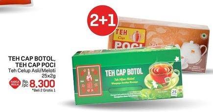 Promo Harga Cap Poci/Cap Botol Teh  - LotteMart