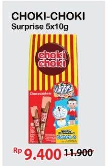 Promo Harga CHOKI-CHOKI Coklat Chococashew Surprise Pack per 5 pcs 10 gr - Alfamart