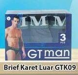 Promo Harga GT MAN Brief Mini GTK09 3 pcs - Hari Hari