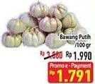 Promo Harga Bawang Putih per 100 gr - Hypermart