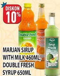 MARJAN Syrup With Milk/DOUBLE FRESH Drink Concentrate