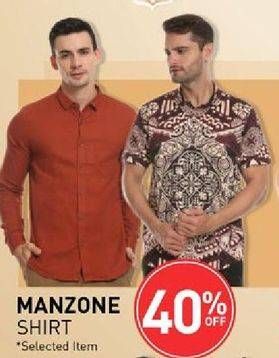 Promo Harga MANZONE Batik Lengan Pendek  - Carrefour
