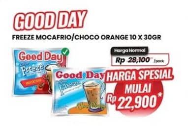 Promo Harga Good Day Coffee Freeze Mocafrio, Choc