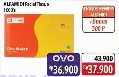 Promo Harga Alfamidi Facial Tissue 1000 sheet - Alfamidi