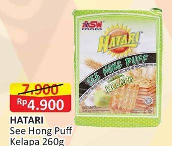 Promo Harga ASIA HATARI See Hong Puff Kelapa 260 gr - Alfamart