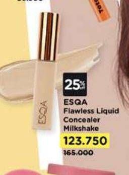 Promo Harga ESQA Flawless Liquid Concealer Milkshake 15 ml - Watsons