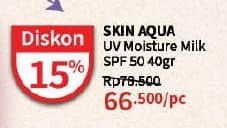 Promo Harga Skin Aqua UV Moist Milk 40 gr - Guardian