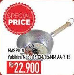 Promo Harga MASPION Yukihira Nabe 16 Cm  - Hypermart