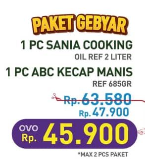 Promo Harga ABC Kecap Manis + Sania Minyak Goreng  - Hypermart