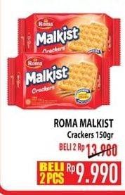 Promo Harga ROMA Malkist Crackers 150 gr - Hypermart