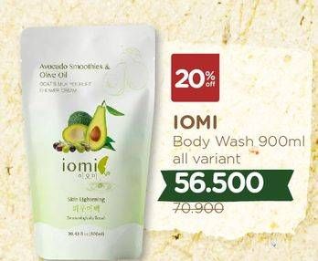 Promo Harga IOMI Shower Cream All Variants 900 ml - Watsons
