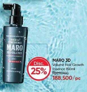 Promo Harga MARO 3D Volume Hair Growth Essence 150 ml - Guardian