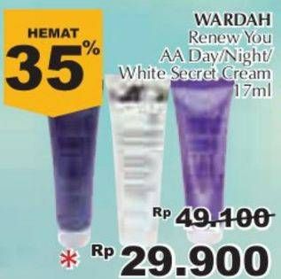 Promo Harga Wardah Renew You AA Day / Nightt / White Secret Cream  - Giant