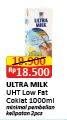 Promo Harga ULTRA MILK Susu UHT Chocolate 1000 ml - Alfamart